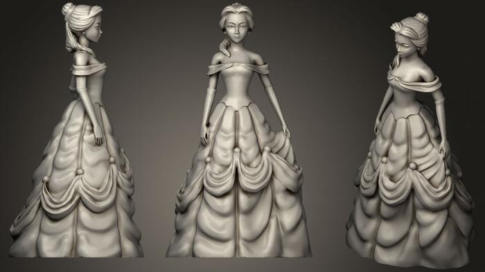 Figurines of girls (STKGL_0244) 3D model for CNC machine